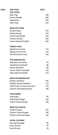 Lassi Bistro menu 1