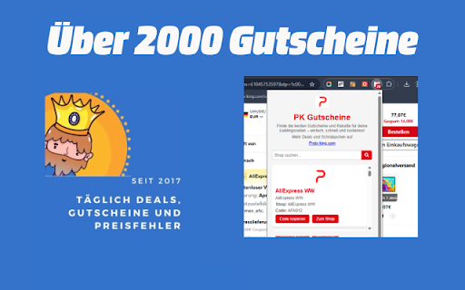 Preis-King Coupon Finder – Gutscheine & Angebote