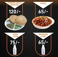 Ashu Bhature Wala menu 1