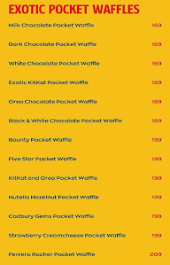 New York Waffles & Dinges menu 1