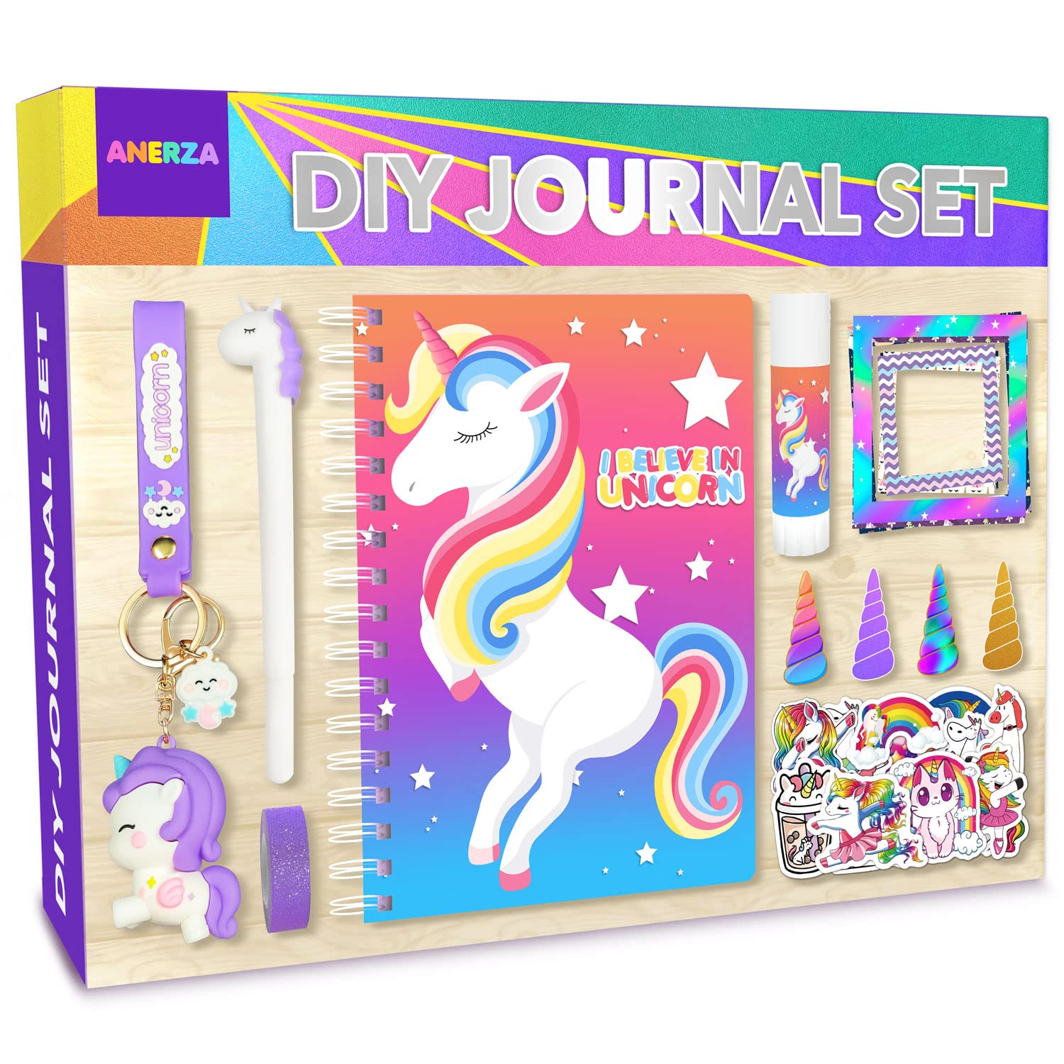 BONNYCO Unicorns Gifts for Girls Painting Kit with 18 Unicorns Painting for  K