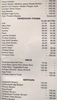 Saiba Restaurant menu 3