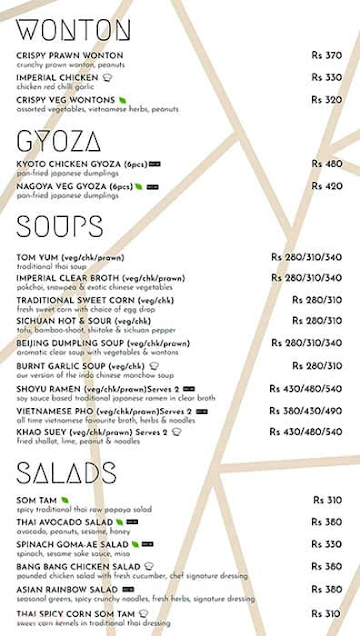 Cafe Sea Salt menu 