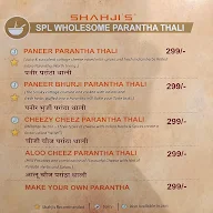 Shahji's Parantha House menu 5