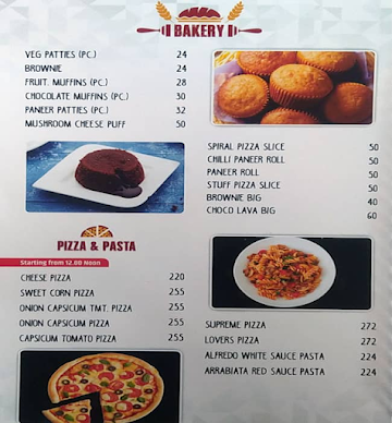 Hira Express menu 