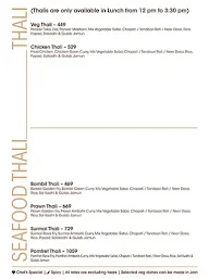 Golden Chimney Restaurant & Bar menu 1