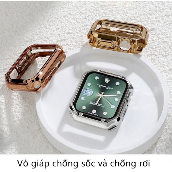 Vỏ Giáp Chống Va Đập Vỏ Bảo Vệ Apple Watch Cho Apple Watch Series 7 Se 6 5 4 3 Iwatch 41Mm 45Mm 40Mm 44Mm 38Mm 42Mm