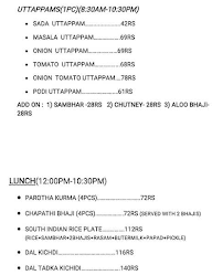 Kailash Hotel menu 2