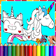 Princess Unicorn : Coloring book for children