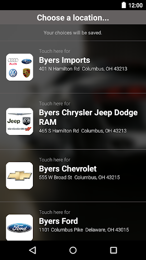 Byers Auto DealerApp