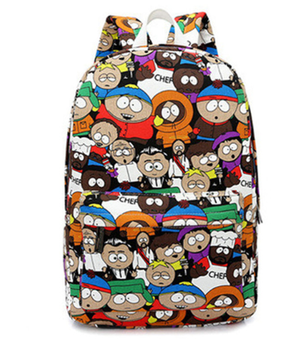 Canvas-Rucksack im koreanischen Harajuku-Stil mit Graffiti, perfekt für Schüler, Studenten und Reisende. Vielseitig einsetzbar für Damen und Herren.