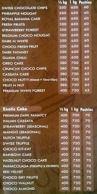 Occasion Cake Shop menu 6