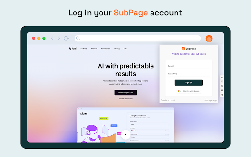 SubPage StepGuides