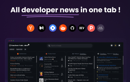 Hackertab.dev - developer news Preview image 8