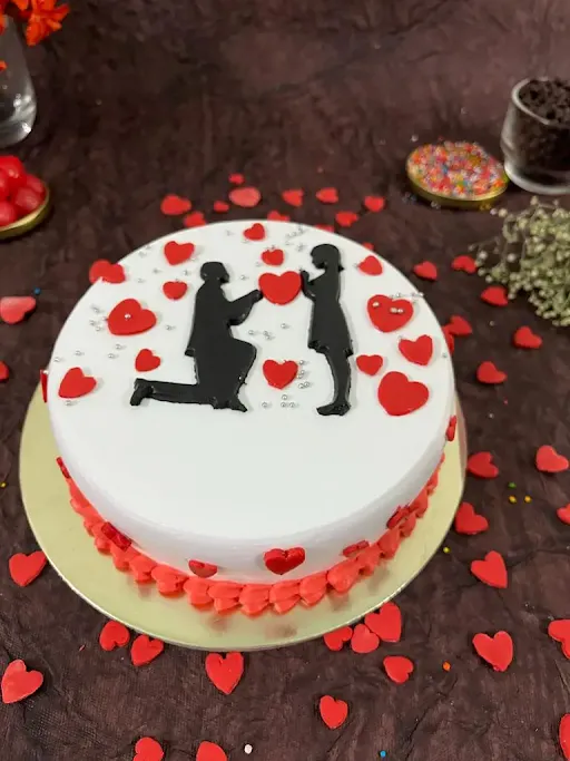 Love Proposing Cake