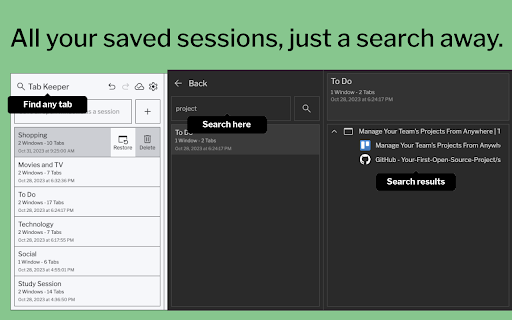 Tab Keeper - Chrome Tab Manager & Sync Tool