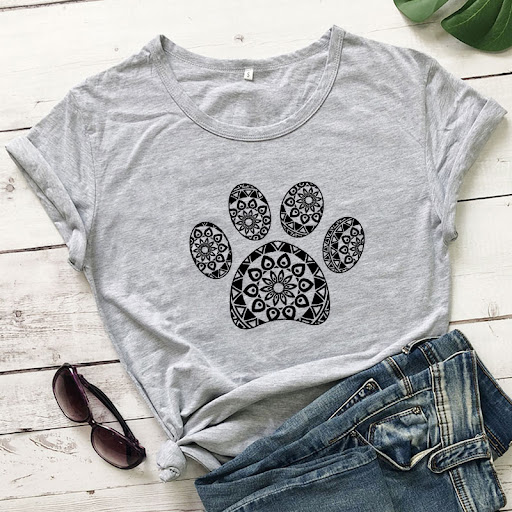 Title 2, Pattern Animal Footprint Pattern Printing Popul...