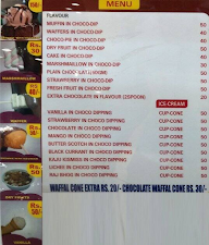 Beach Gola menu 1