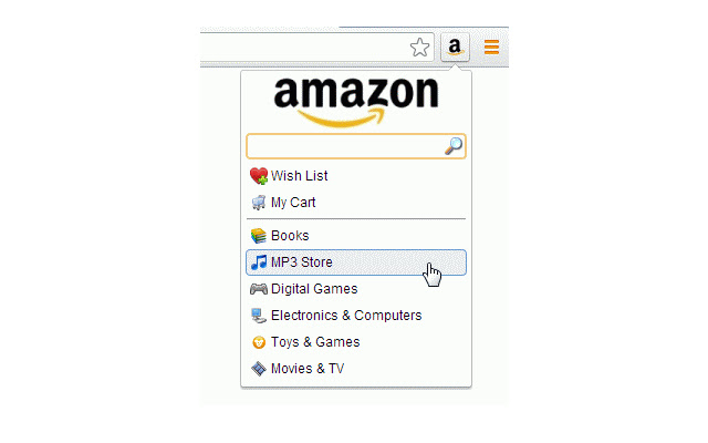 Tiny Amazon Button chrome extension