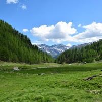 in mezzo alla montagna  di 