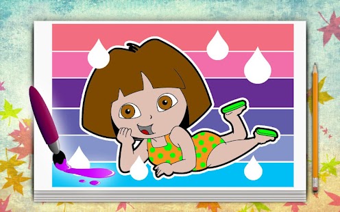 Coloring Dora Diego 1 Download Apk Screenshots Permainan Mewarnai