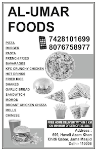 Al - Umar Foods menu 2