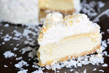 Triple Coconut Cheesecake