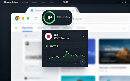 IP 国家与网络延迟指示器 screenshot 1
