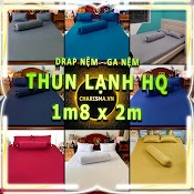 [1M8 Màu Trơn] Drap Ga Nệm Thun Lạnh Hq Cực Kì Mịn Mát Bộ Ga Trải Giường Vỏ Gối Drap Nệm Grap Giường