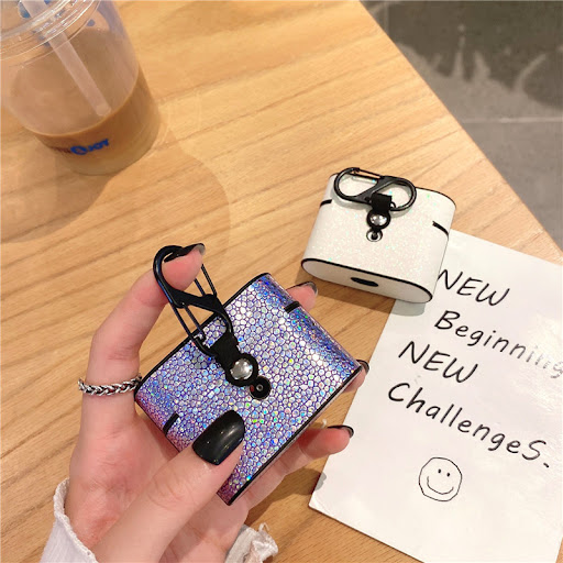 Title 5, Luxury Glitter Fish Scale Pattern Airpods Earph...