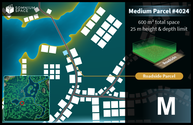 Medium #4024 (M) parcel in Somnium Space