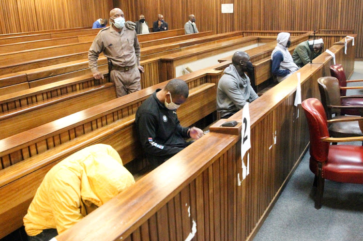 Sfundo Harrison Nkosi, Bongani John Masombuka, Khumbuzo Solomon Mukhuba, Brian Makhubedu, and Mashudu Malema were found guilty for the murder of Rhythm Star actor Dumi Masilela.