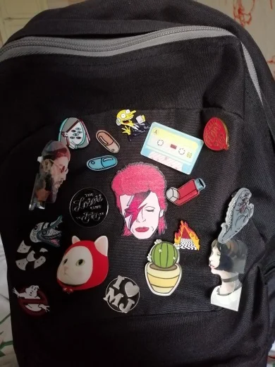 Broche badge David Bowie