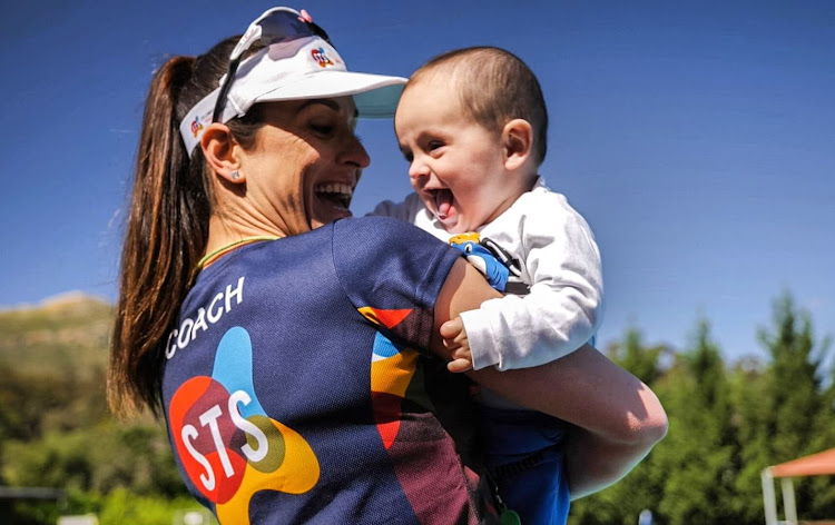 Vicky Botha with her son Adriaan. Picture: GEO BOTHA