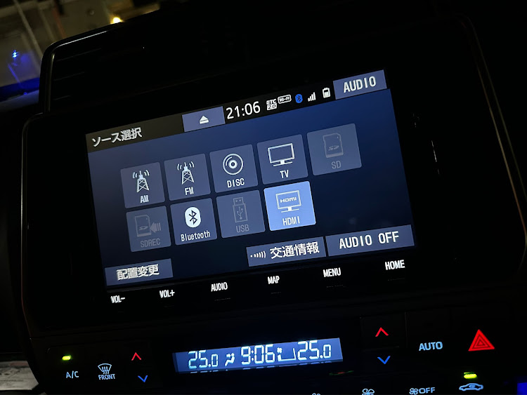 ランドクルーザープラドのプラド150後期・モデリスタ・バックガイドモニター・HDMI・ファイヤーステックに関するカスタム事例の投稿画像5枚目