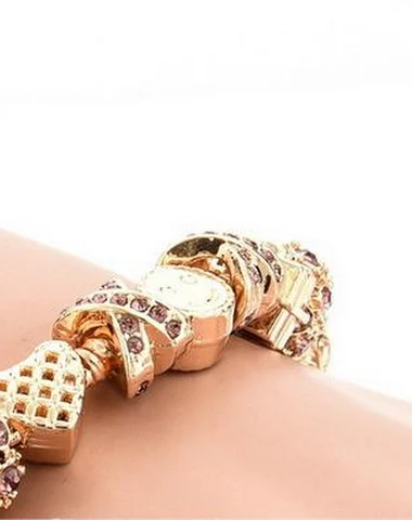 Damesarmband met grote gat kralen, - 2