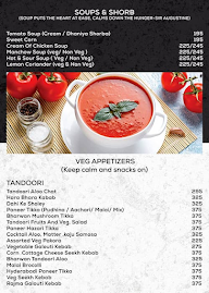 Saffron Restaurant menu 1