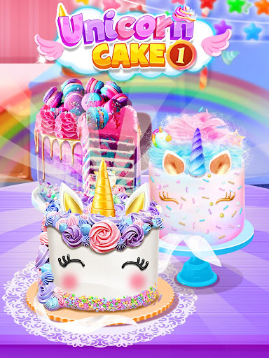 Unicorn Cake 1 - Unicorn Rainbow Food