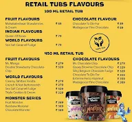 Natural Ice Cream menu 5