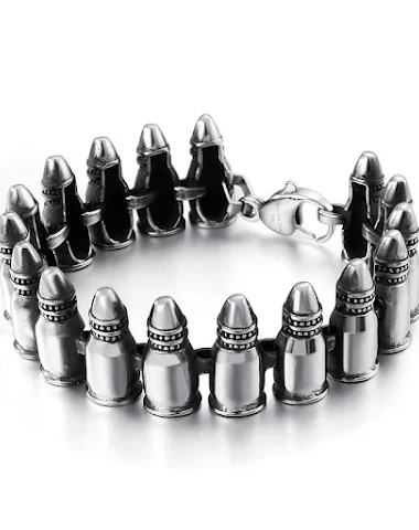 Pulseira Punk Gótica Rock Personali - 2