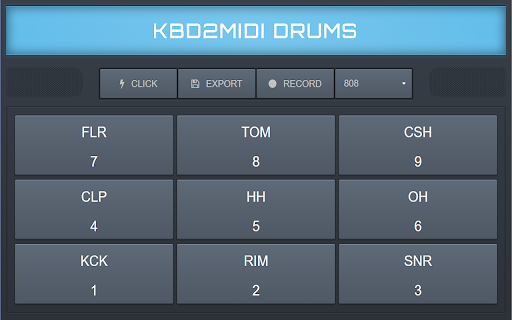 KBD To MIDI Drums