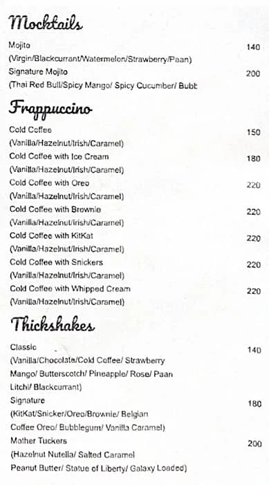 Amritsari Kulcha 24/7 menu 