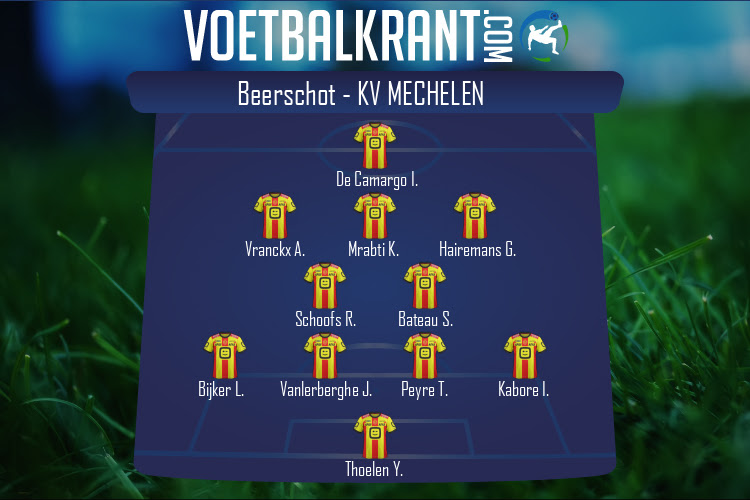 Opstelling KV Mechelen | Beerschot - KV Mechelen (14/02/2021)