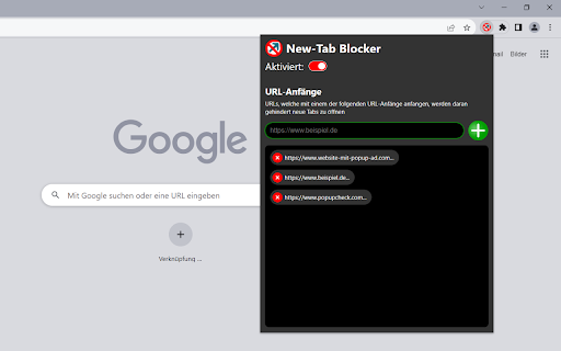 New-Tab Blocker