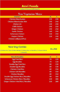 Anvi Foods menu 2