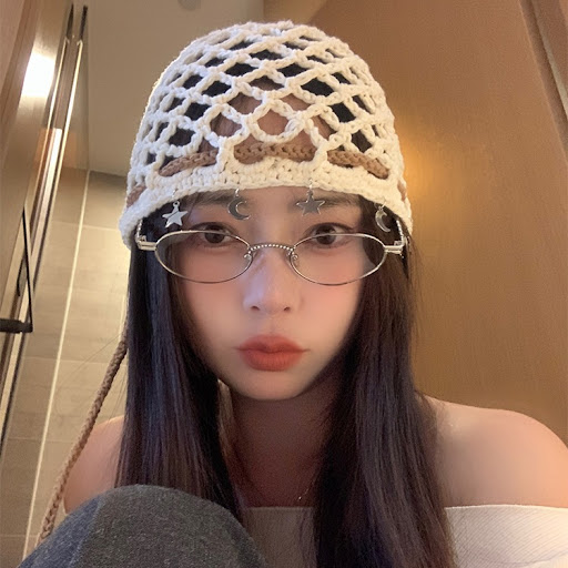 Title 4, Summer Hollow Tassel Knitted Hat for Women. Lig...