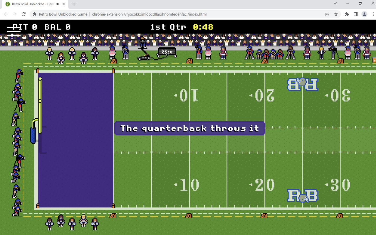 Retro Bowl Unblocked Game Preview image 3