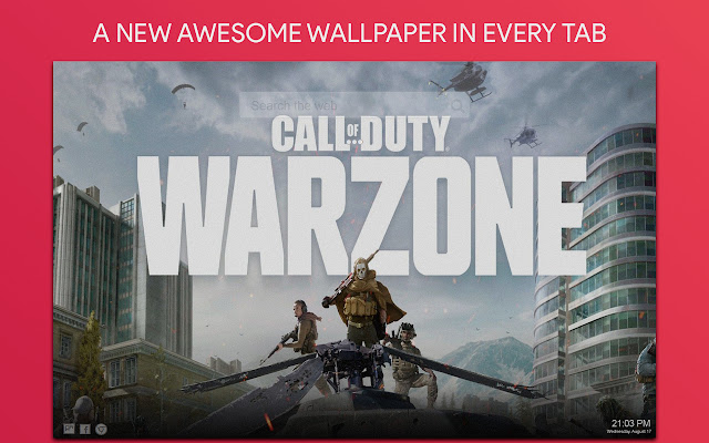 Call Of Duty Warzone Wallpaper HD New Tab