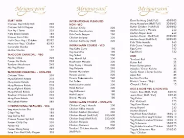 Mrignayani Restaurant menu 