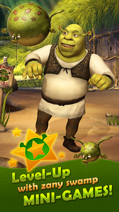 Pocket Shrek- หน้าจอ